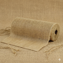 Jute tafelloper 30 cm x 25 meter